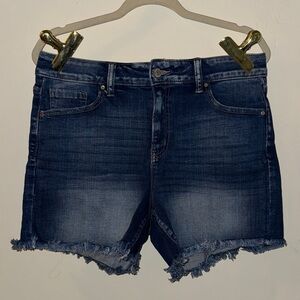 Zenana Outfitters Dark Blue Jean Shorts